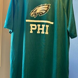Under Armour Teal Combine Authentic Philadelphia Eagles T-Shirt